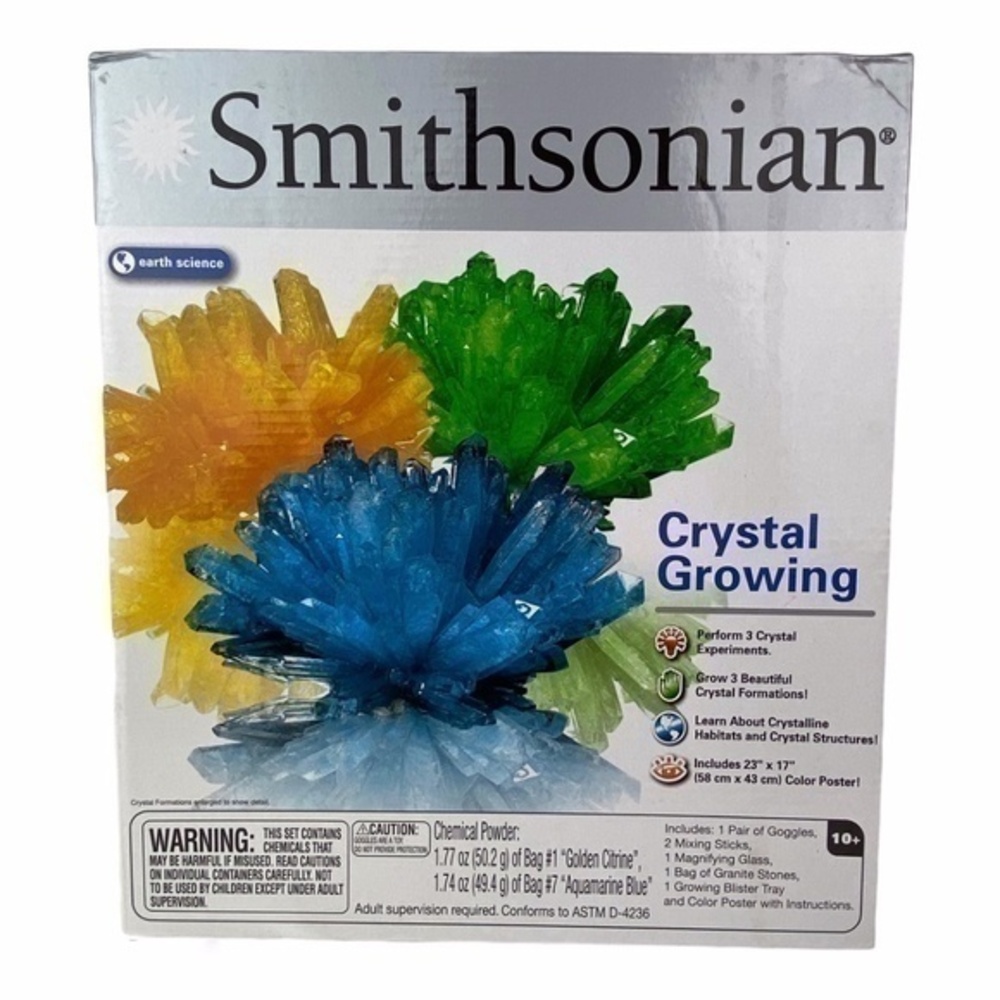 Smithsonian Crystal Growing Set‎ Science Experiment Learning Toy